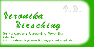 veronika wirsching business card